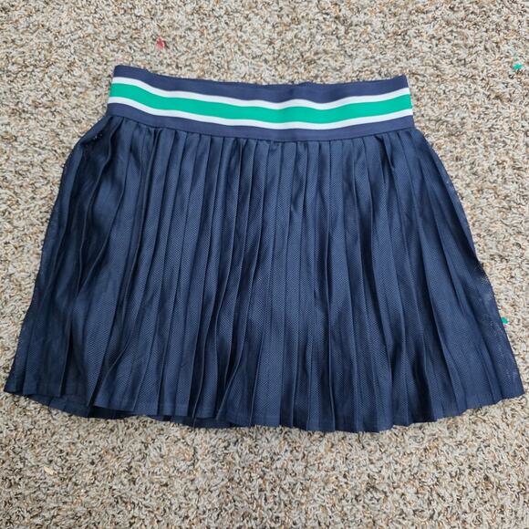 Wilson Girls' Mesh Pleated Skirt - Navy sz XL - Picture 3 of 7